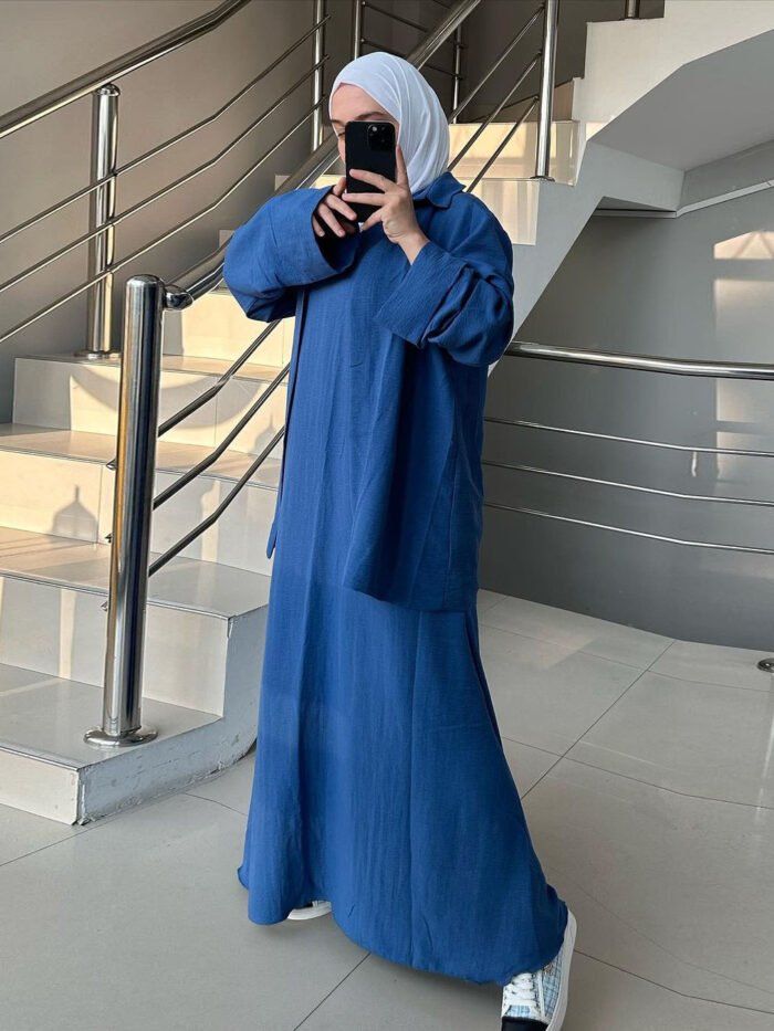 Alternative view of women abaya,Long Sleeve Shirt Outfit