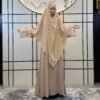 woman clothes shops,Fashion Solid Color Women Dress Robe Suit - Image 3