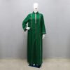 ladies clothes shopsWomen's Diamond Ribbon Loose Swing Dress Musilm Robe - Image 8