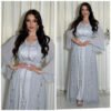 Timeless Women Fashion – Chiffon Suit-Inspired Long Skirt Dress - Image 4