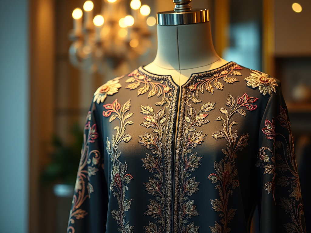 Discover the top 10 modern abaya styles for 2025 3 embroidered abayas for formal events 1