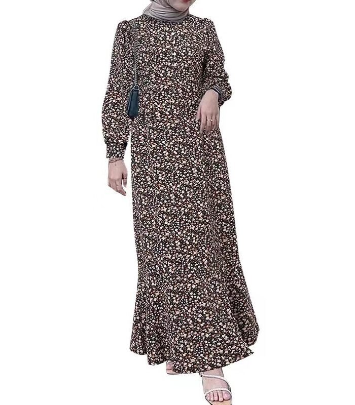 Alternative view of Abaya Fashion in USA, Small style Floral Dress