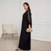 muslim women,Fashionable Elegant Blouse Embroidered Dress - Image 2