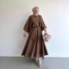 fashion abaya outfit,Muslim Fashion Suit,two pcs - Image 4
