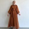 fashion abaya outfit,Muslim Fashion Suit,two pcs - Image 8
