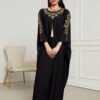 muslim women,Fashionable Elegant Blouse Embroidered Dress - Image 7