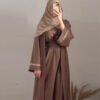 a woman taking a selfie, muslim women dress