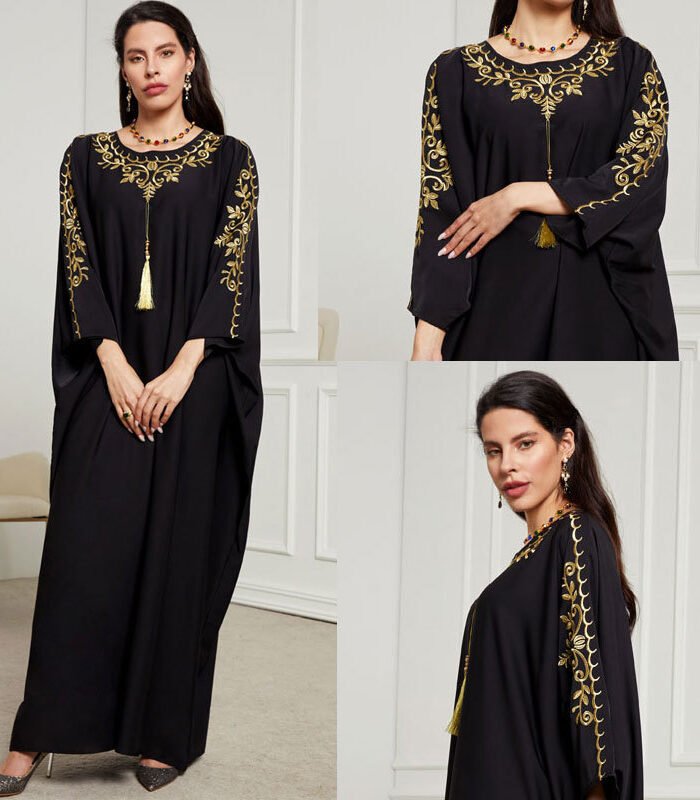 a collage of a woman in a black dress,muslim women