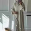 ❄️ Elegant & Cozy Winter Dress – Stay Warm in Style - Image 2
