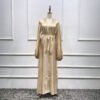 Bubble Sleeve Cardigan Elegant Long Dress In Dubai,abaya fashion islam - Image 2