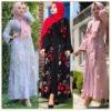Muslim Women's Dresses,fashionable abayas 20 a collage of women wearing dresses,fashionable abayas