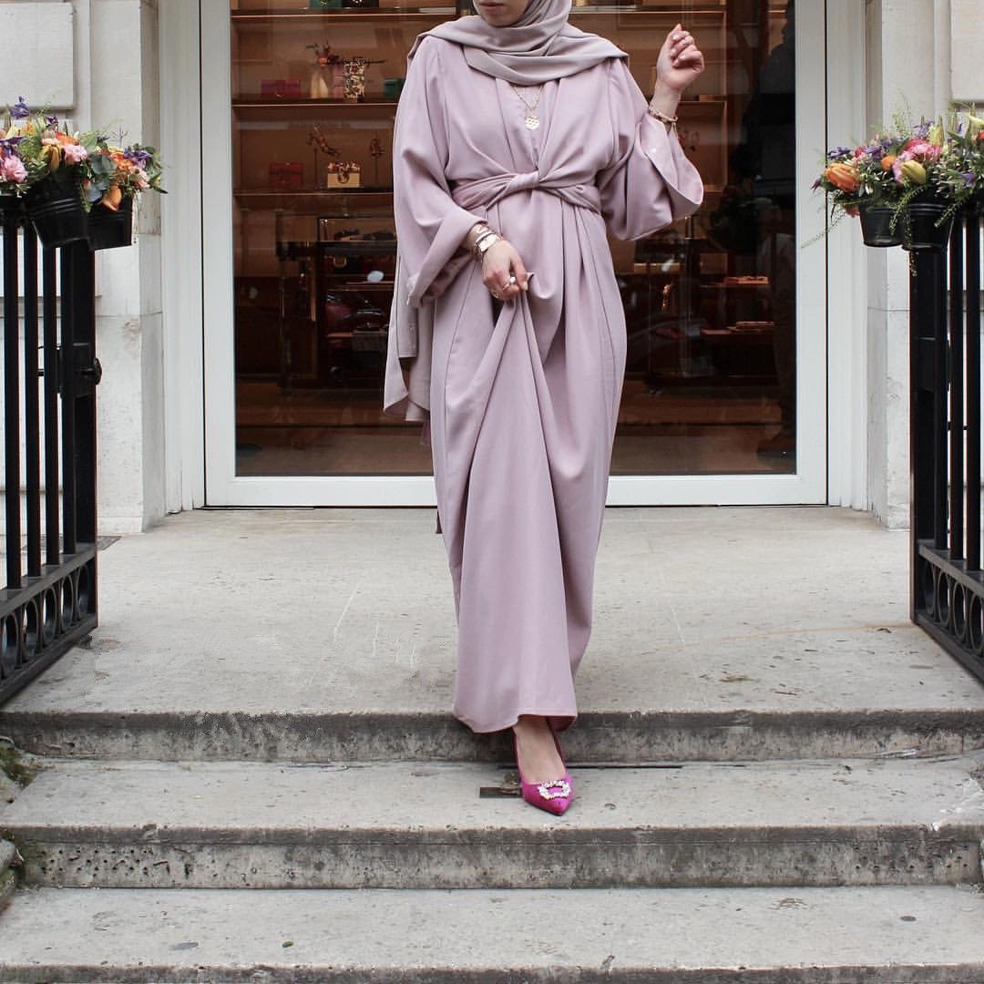 abaya buy, tie robe 5 abaya buy, tie robe - Image 5