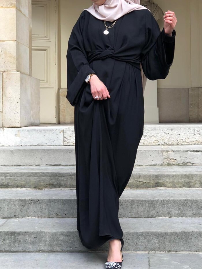 Alternative view of abaya buy, tie robe