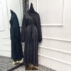 Bubble Sleeve Cardigan Elegant Long Dress In Dubai,abaya fashion islam - Image 10