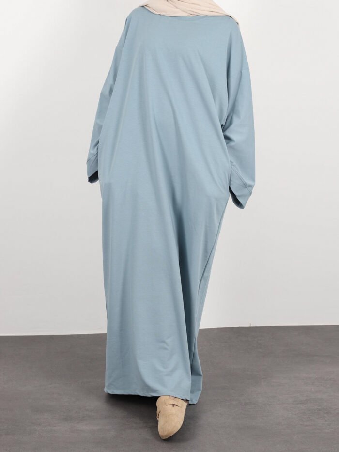 Alternative view of dress abaya, Solid Color Hoodie Dress