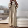 black fashion abaya,Casual Dress - Image 7