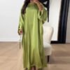 black fashion abaya,Casual Dress - Image 2