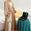 Spot Dress White Sleeveless Pleated Bottoming Vest Lined Dress,fashion abaya online - Image 10