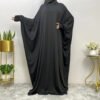 diamond fashion store,Long Sleeve Loose Robe Abaya - Image 4