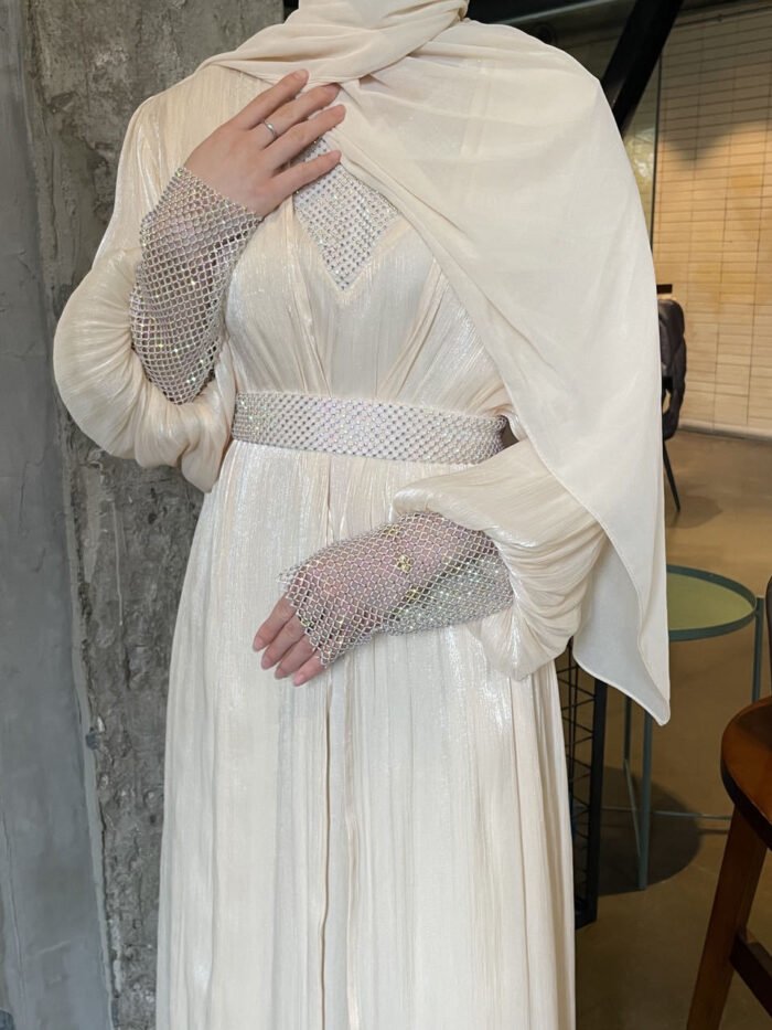 Alternative view of abaya united states,Chiffon Robe Middle East European And American Evening Dress