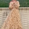 Ruffled Collar Conservative Dress,abaya for cheap - Image 5