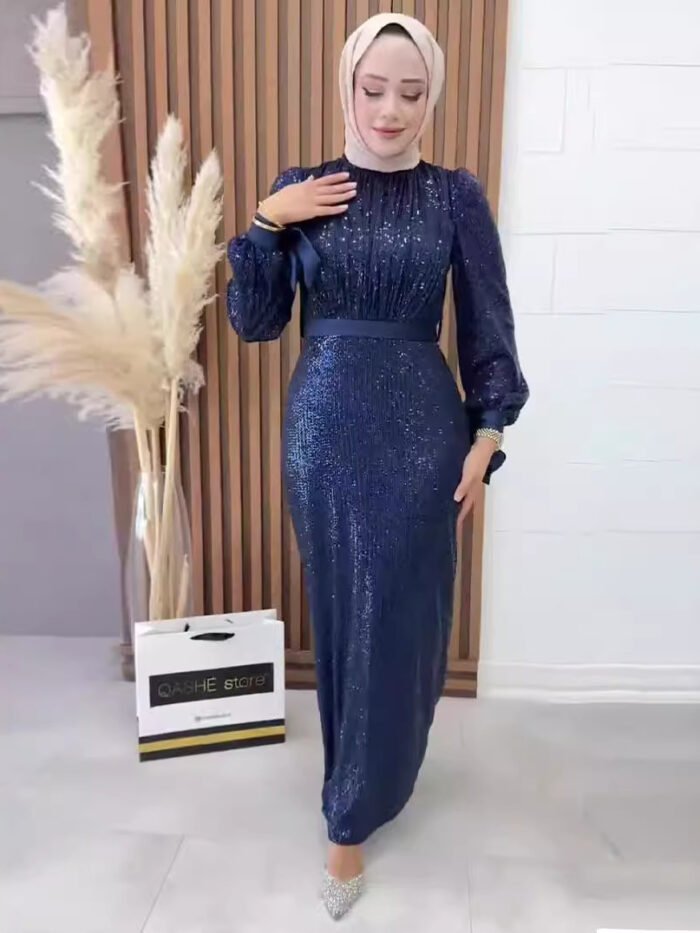 Alternative view of abaya fashion in usa,European And American