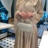 abaya fashion show,Muslim Clothing Streamer Yarn Three-piece Set Dress - Image 4