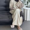 abaya  emirati,Fashion Embroidered DUBAI Turkish Robe - Image 2