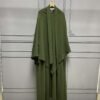 fashion jalabiya,Two-piece Headscarf - Image 5