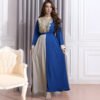 Embroidery Applique Muslim Tunic Robe Dress,abaya dress - Image 2