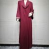 order abaya online,Muslim Modest Women's Abaya Cardigan Robe - Image 6