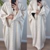 abayas and dresses, Winter Elegant Thickening Cardigan 15 abayas and dresses, Winter Elegant Thickening Cardigan - Image 5