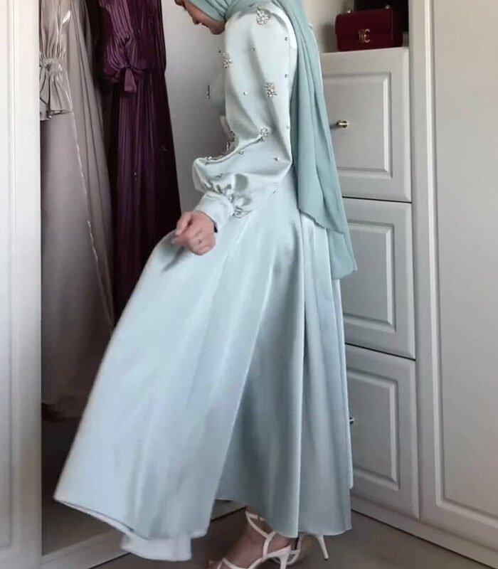 Alternative view of Women's Fashion Slim Fit Slimming Dress,muslimah dresses