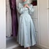 a woman in a dress, muslimah dresses