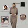 pink hoodie hijab fight,Two-piece Sports Suit - Image 6