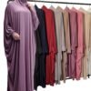 diamond fashion store,Long Sleeve Loose Robe Abaya - Image 2