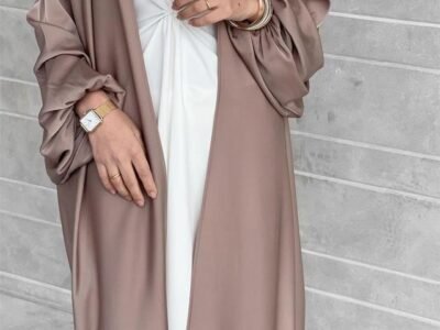 Alternative view of Spot Dress White Sleeveless Pleated Bottoming Vest Lined Dress,fashion abaya online