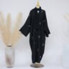 abaya clothing online,  Embroidery Elegant Cardigan Robe - Image 5