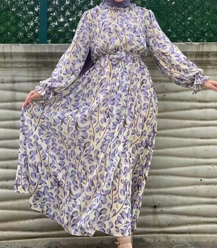 a woman in a dress posing for a picture, abaya for cheap