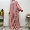 diamond fashion store,Long Sleeve Loose Robe Abaya - Image 7