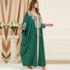 Sleeve Bow Tie Plus Size Tassel Split Dress,abaya websites - Image 4
