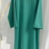 dress abaya, Solid Color Hoodie Dress - Image 5