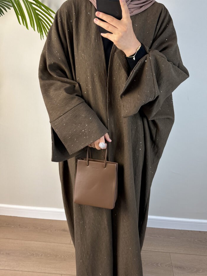 Alternative view of abayas and dresses, Winter Elegant Thickening Cardigan