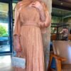 abaya united states,Chiffon Robe Middle East European And American Evening Dress - Image 8