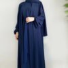 abaya women, Turkey Dubai Solid Color Two-piece Suit - Image 4