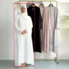 white abayas, Women's Cardigan Robe - Image 4
