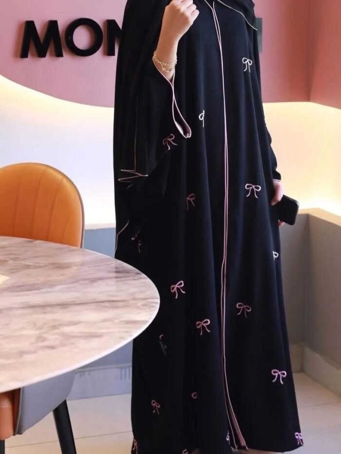 Alternative view of somali clothes,Embroidered Cardigan dress