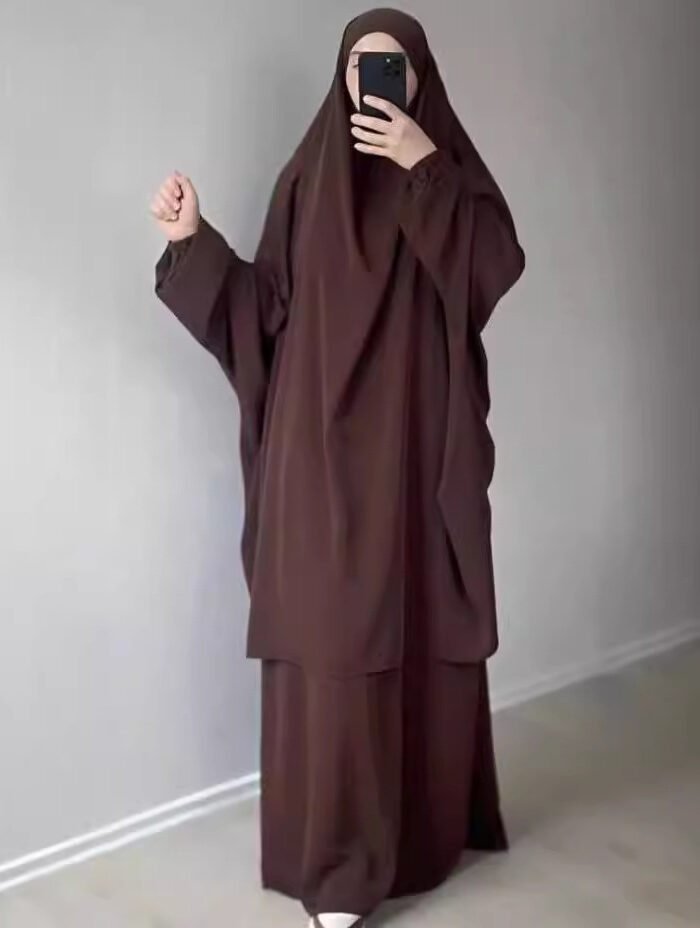 Alternative view of muslim prom dress, Two-piece Set