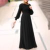 Casual Pleated Dress,fashion muslim - Image 5