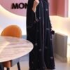 somali clothes,Embroidered Cardigan dress - Image 5